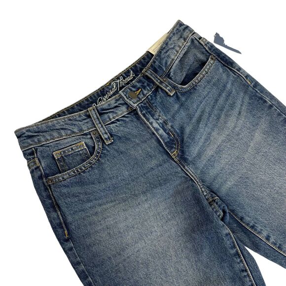 NWT Universal Thread High Rise Straight Jean Raw Hem 0/25 - Picture 3 of 11